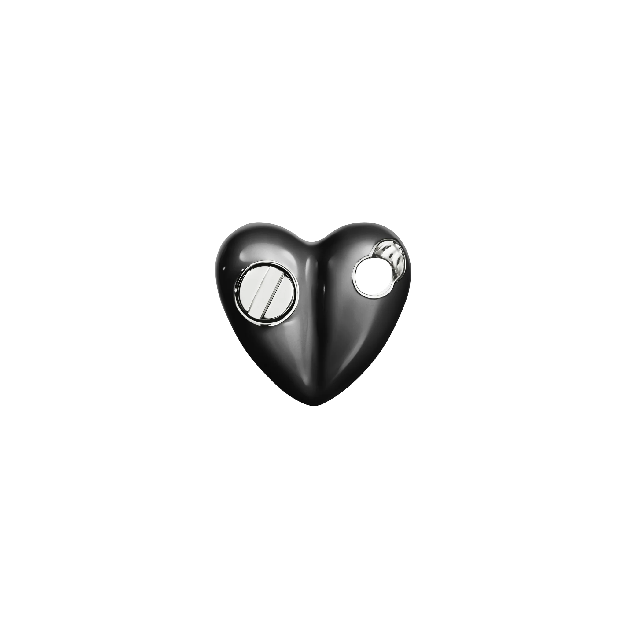 Bullet Hole Heart Pendant with Screw Mini