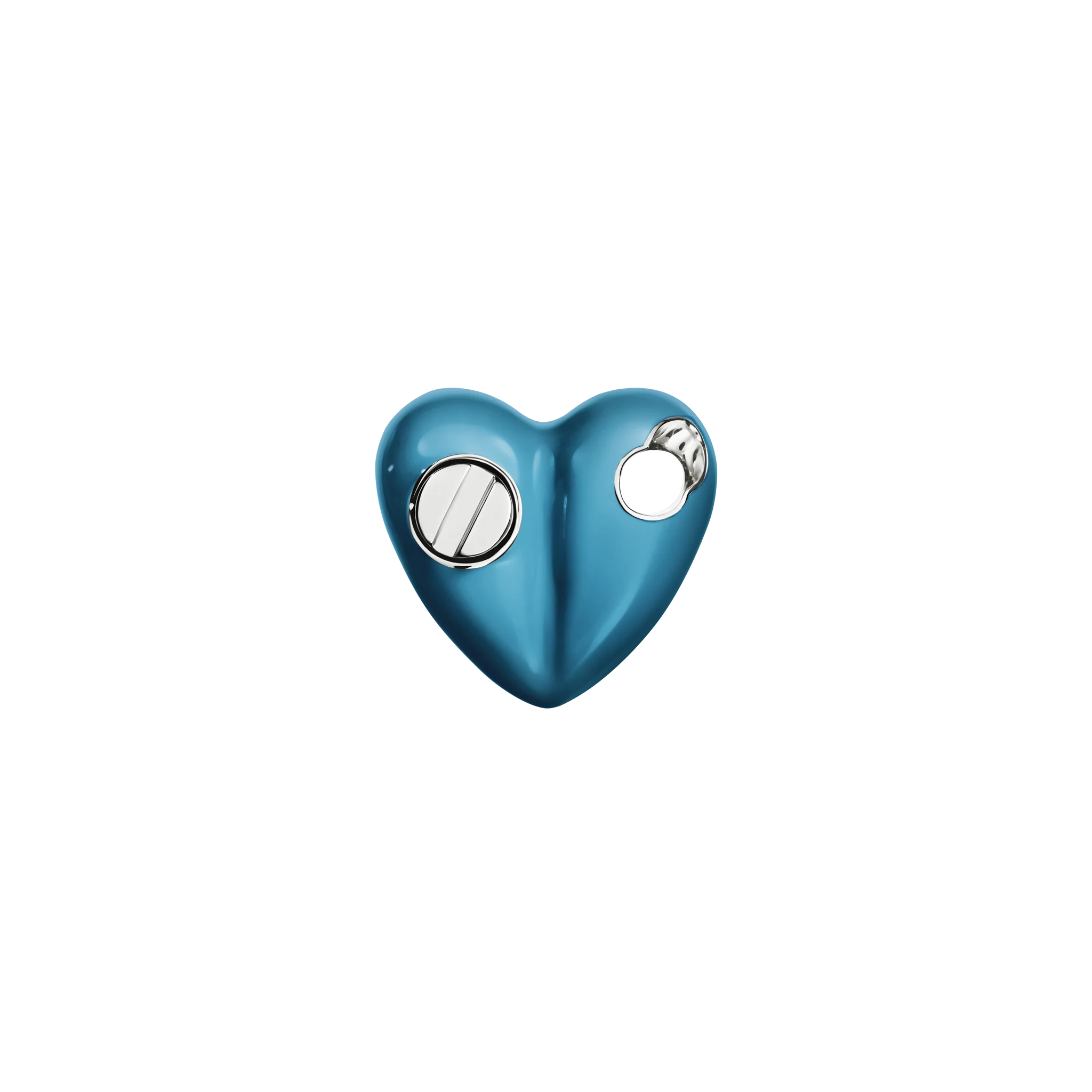 Bullet Hole Heart Pendant with Screw Mini - Image 6