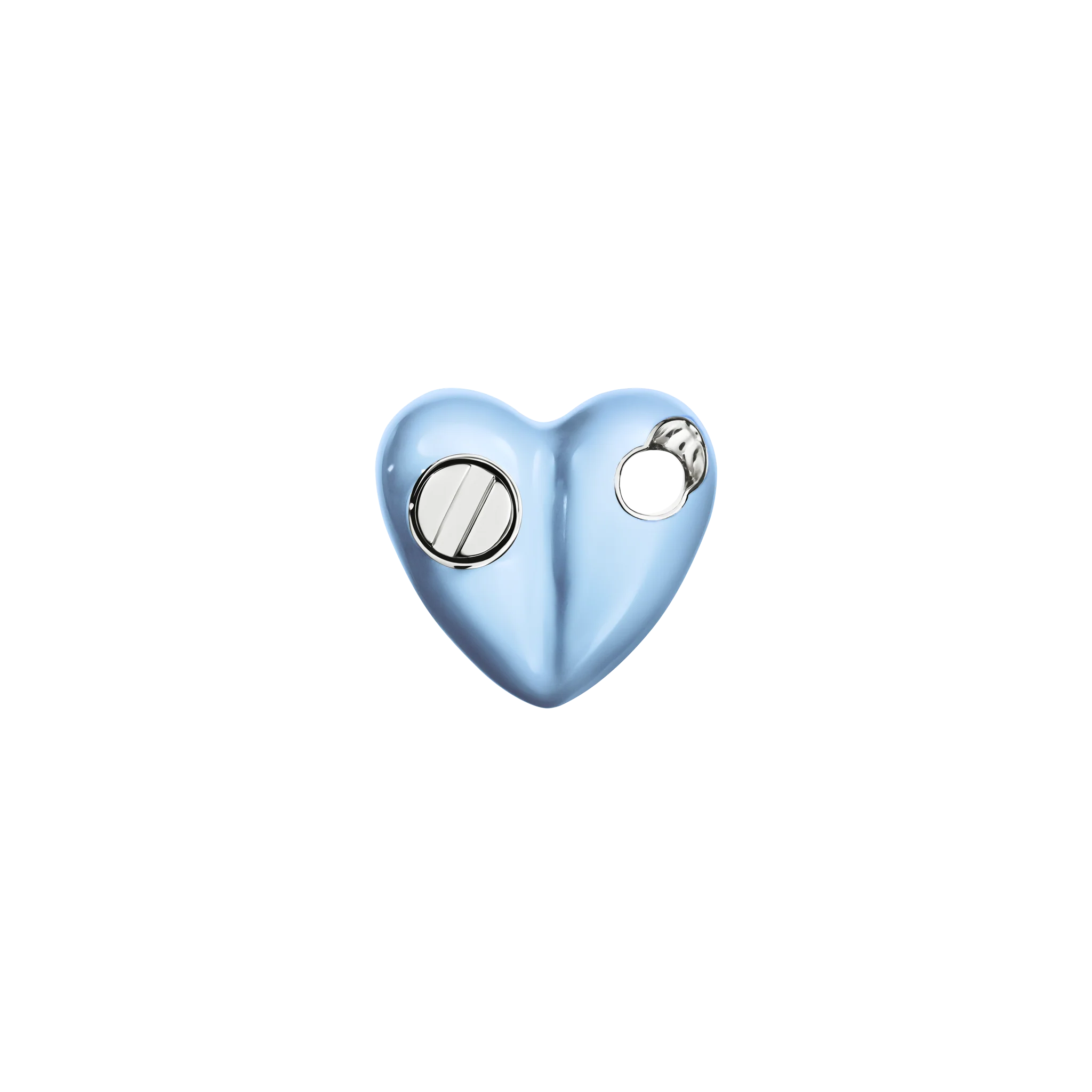 Bullet Hole Heart Pendant with Screw Mini - Image 7