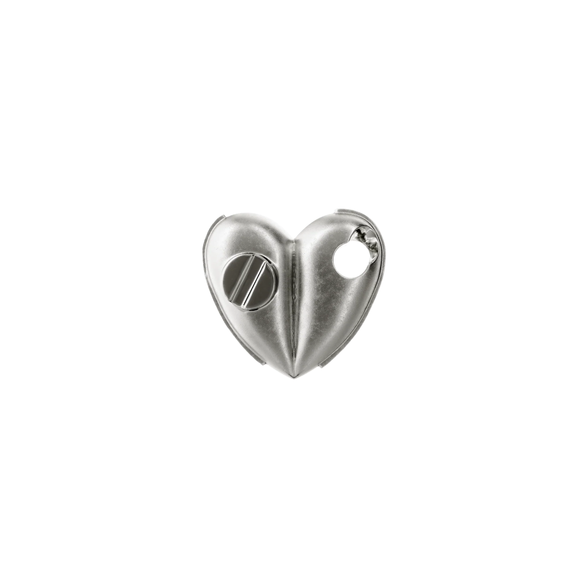 Bullet Hole Heart Pendant with Screw Mini