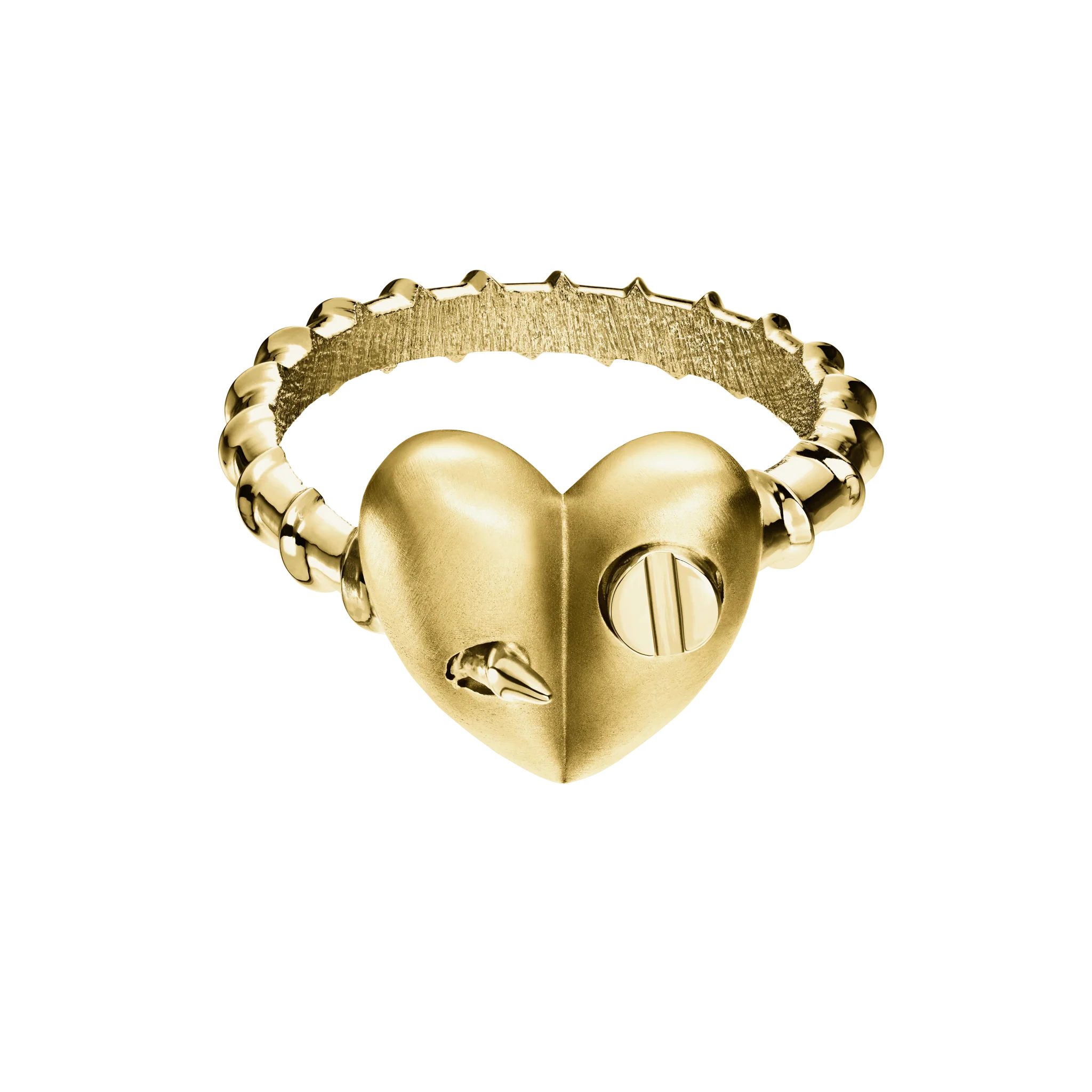 Heart Ring with Screw