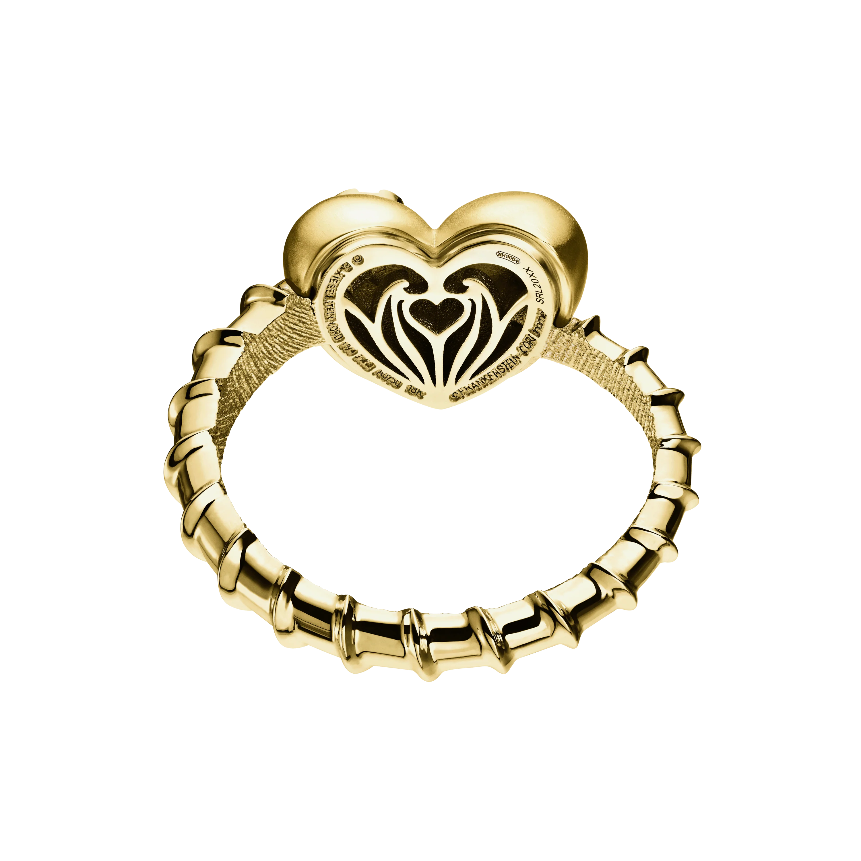 Heart Ring with Screw - Image 2