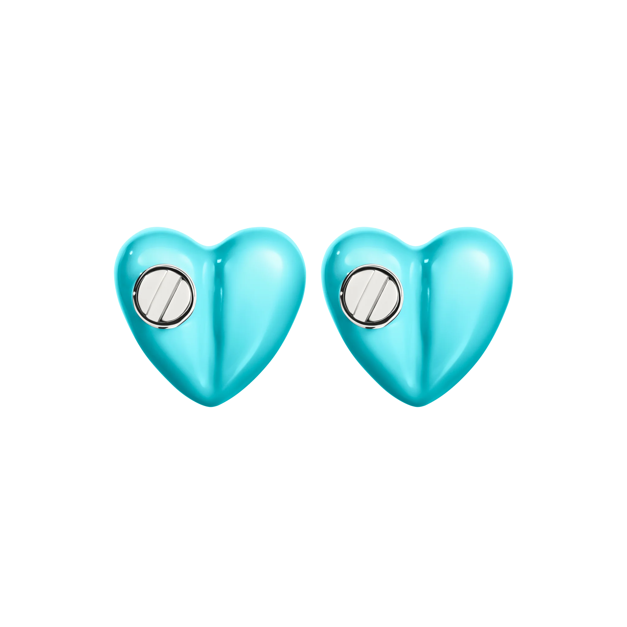 Heart Studs with Screw