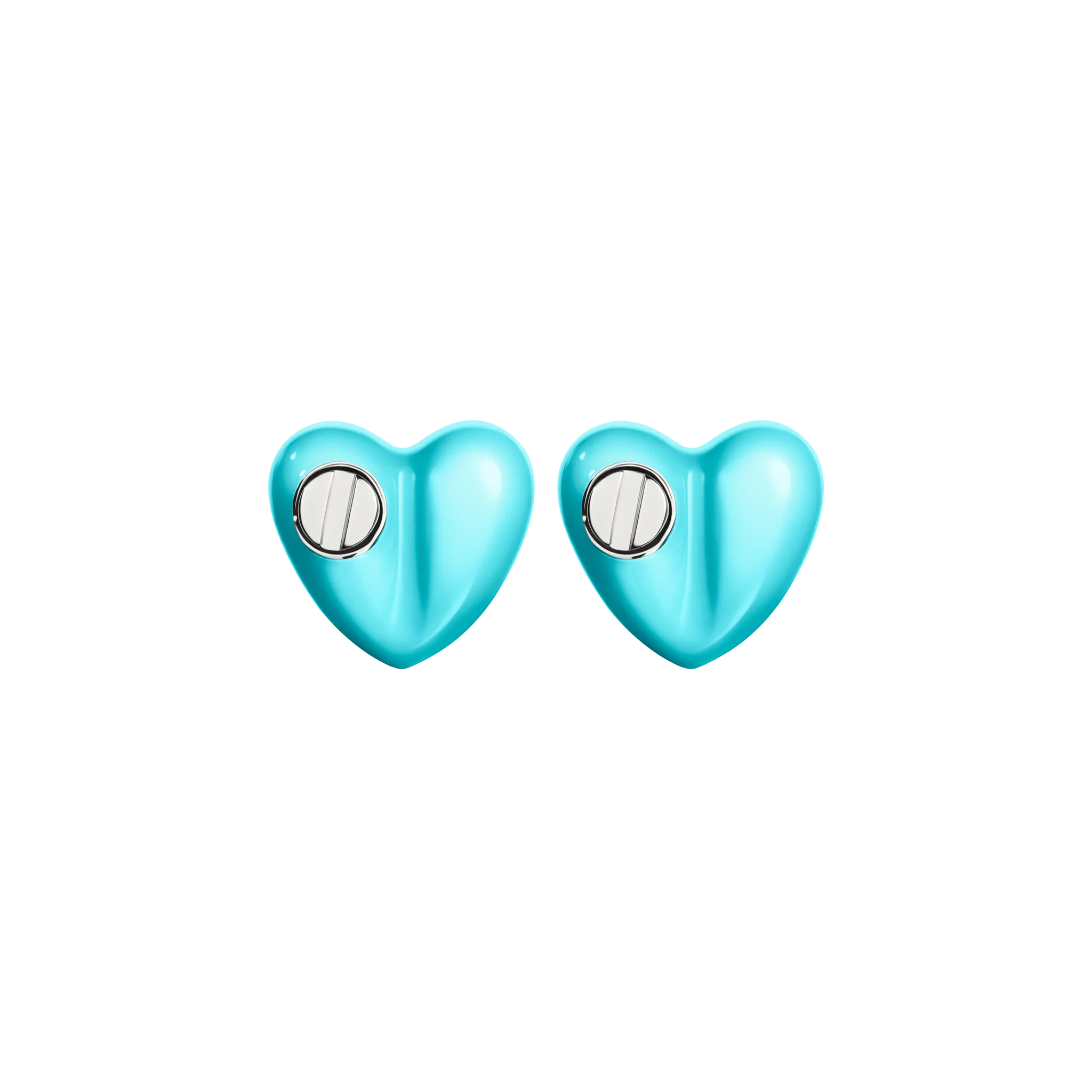 Heart Studs with Screw Mini