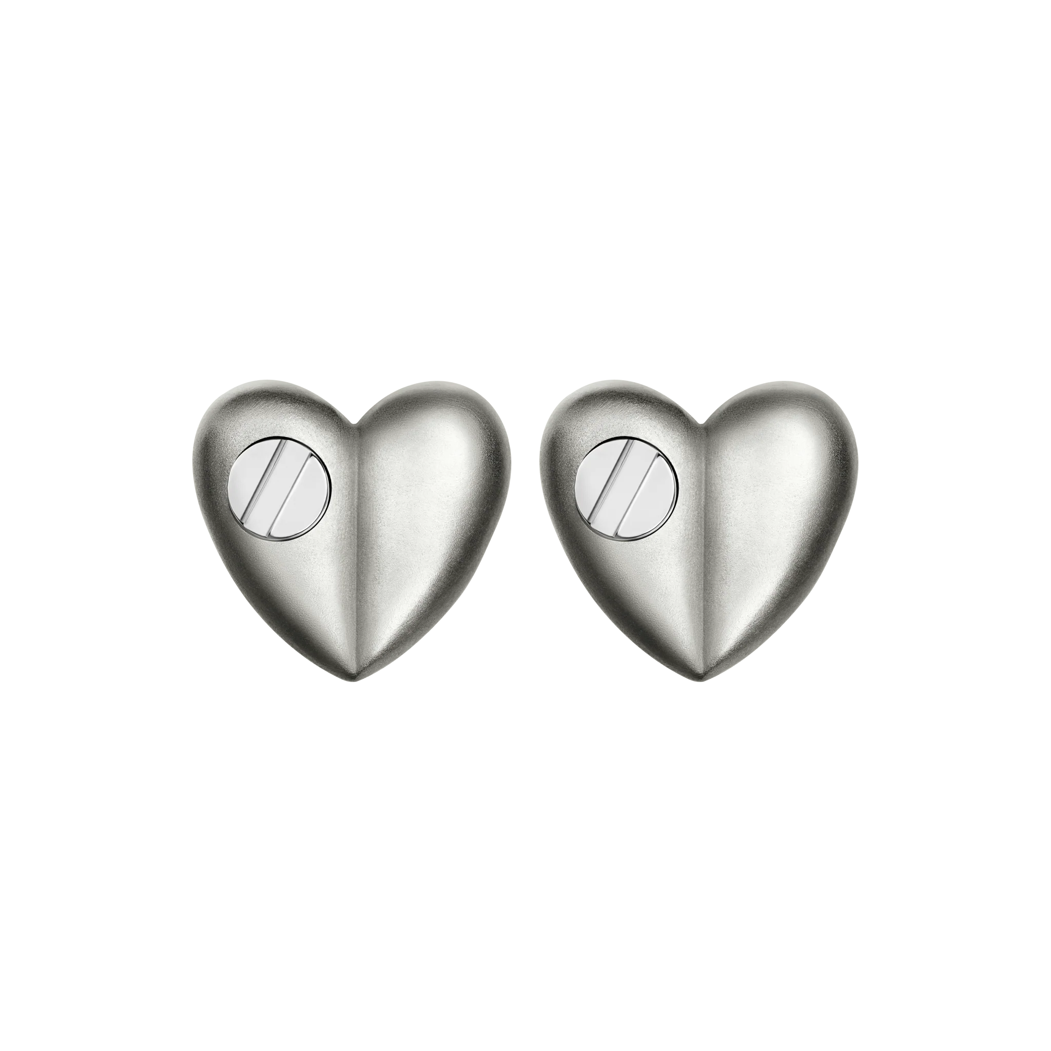 Heart Studs with Screw