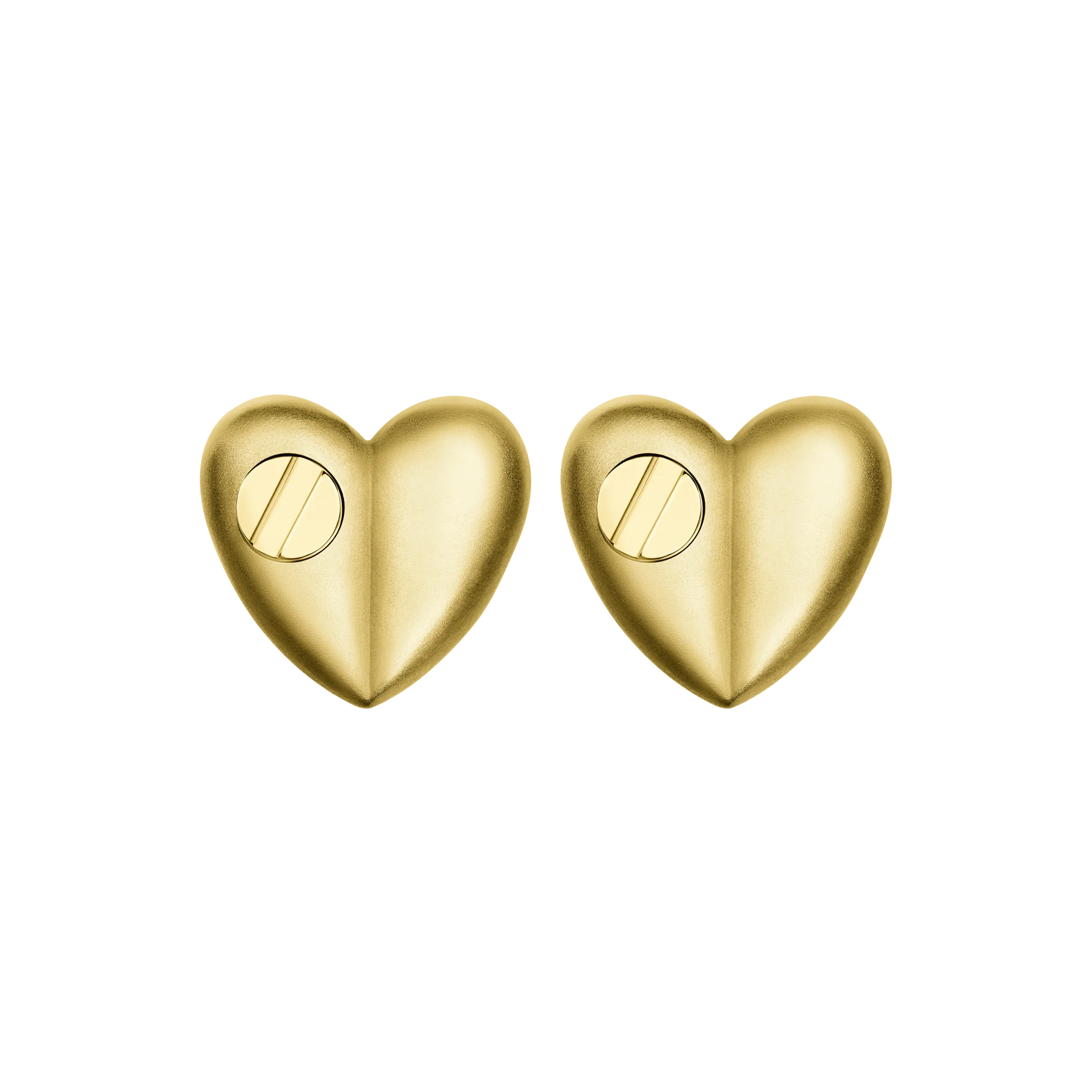 Heart Studs with Screw