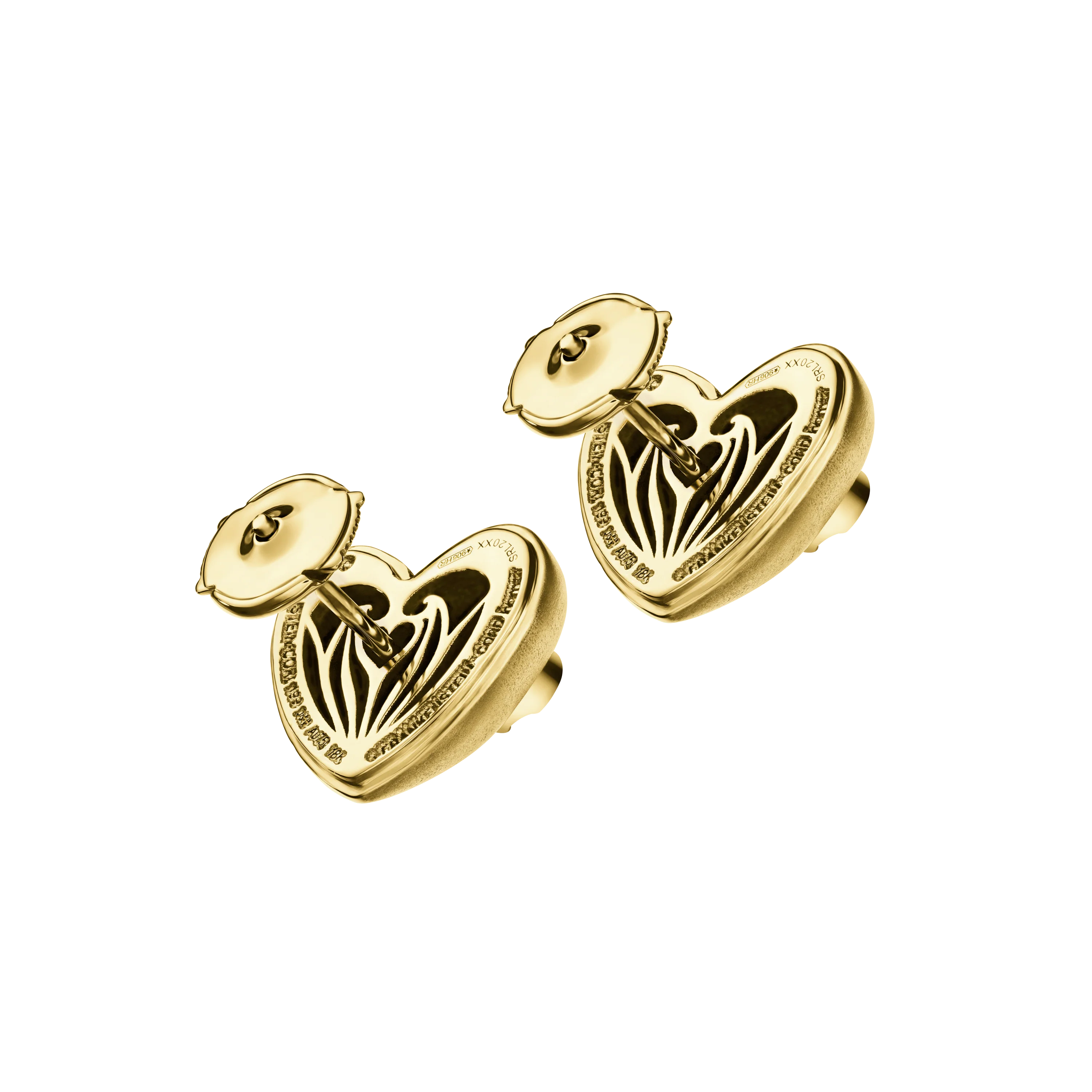 Heart Studs with Screw - Image 2
