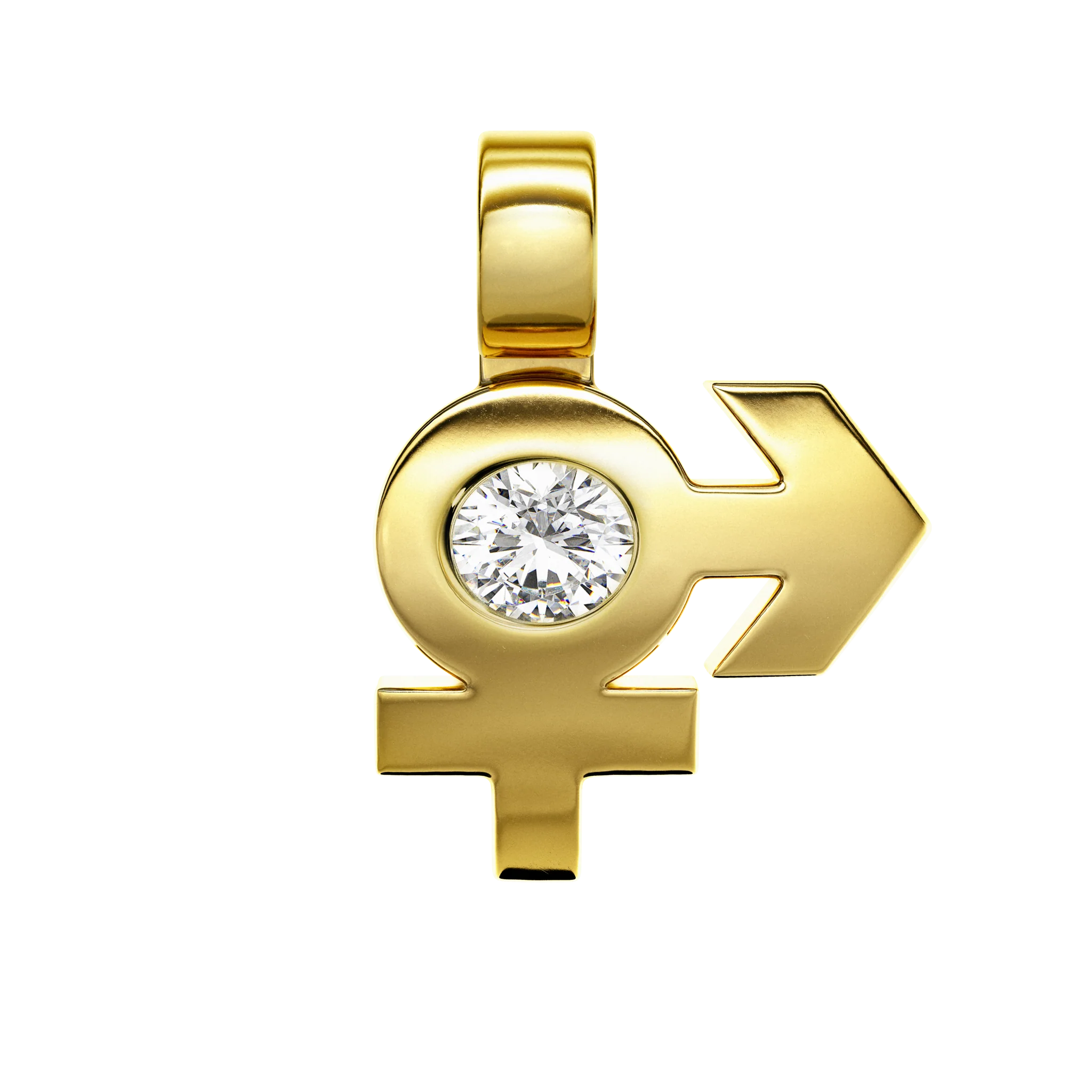 Signal ⚥ Pendant with Stone