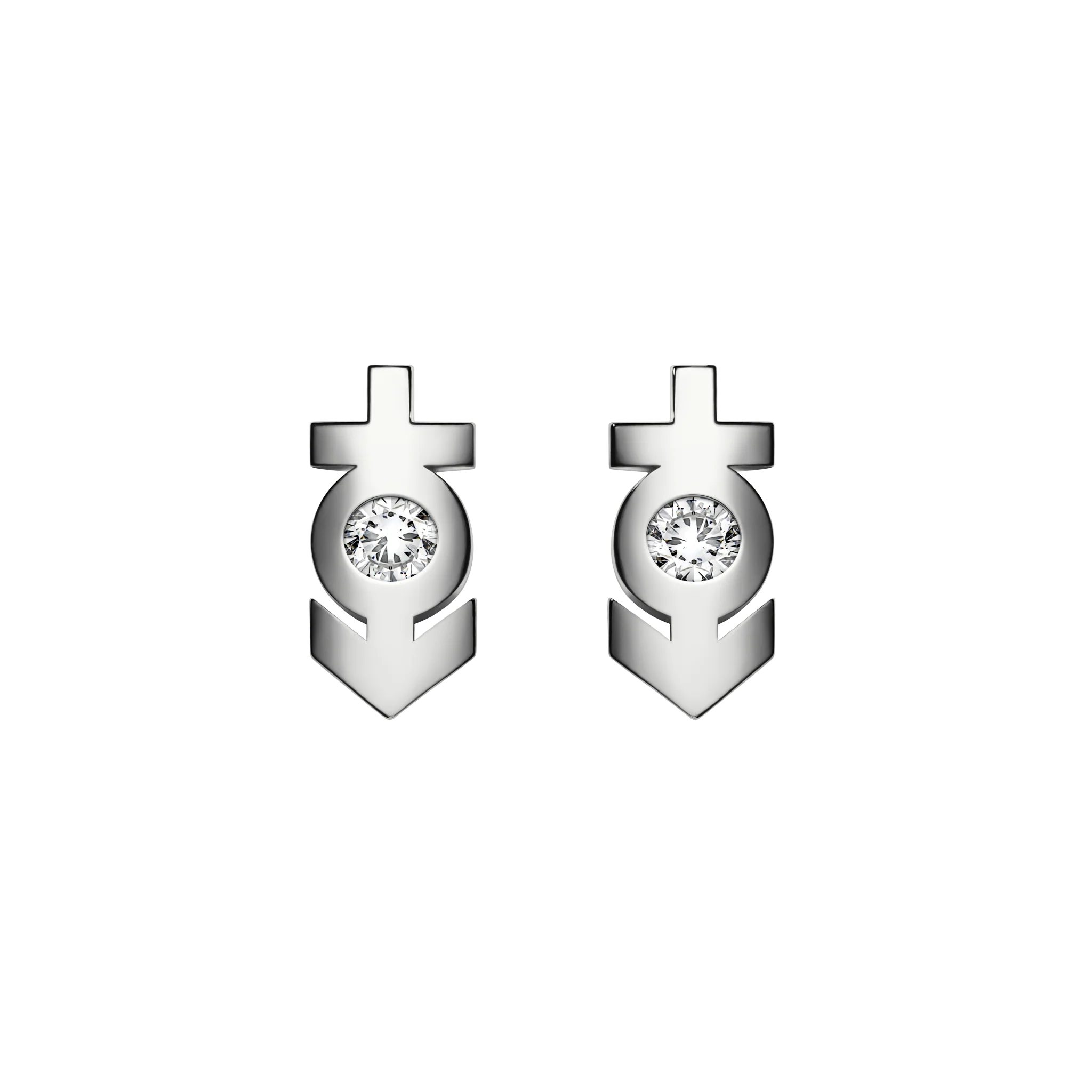 ⚥ Studs Earring with Stone