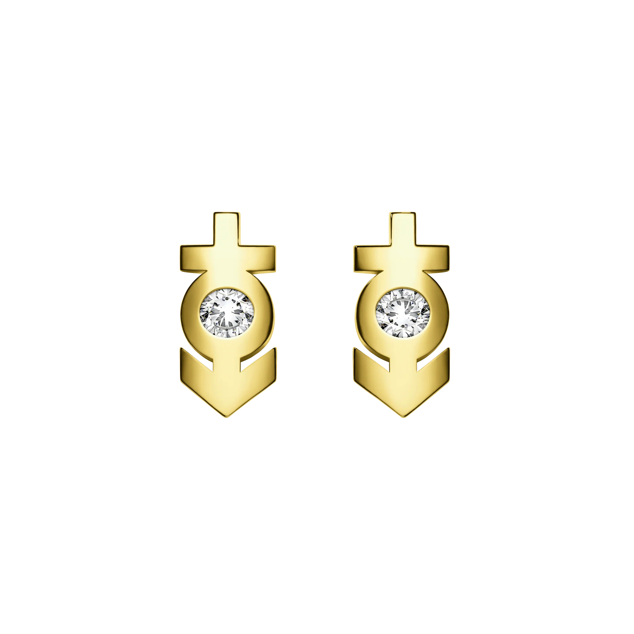 ⚥ Studs Earring with Stone