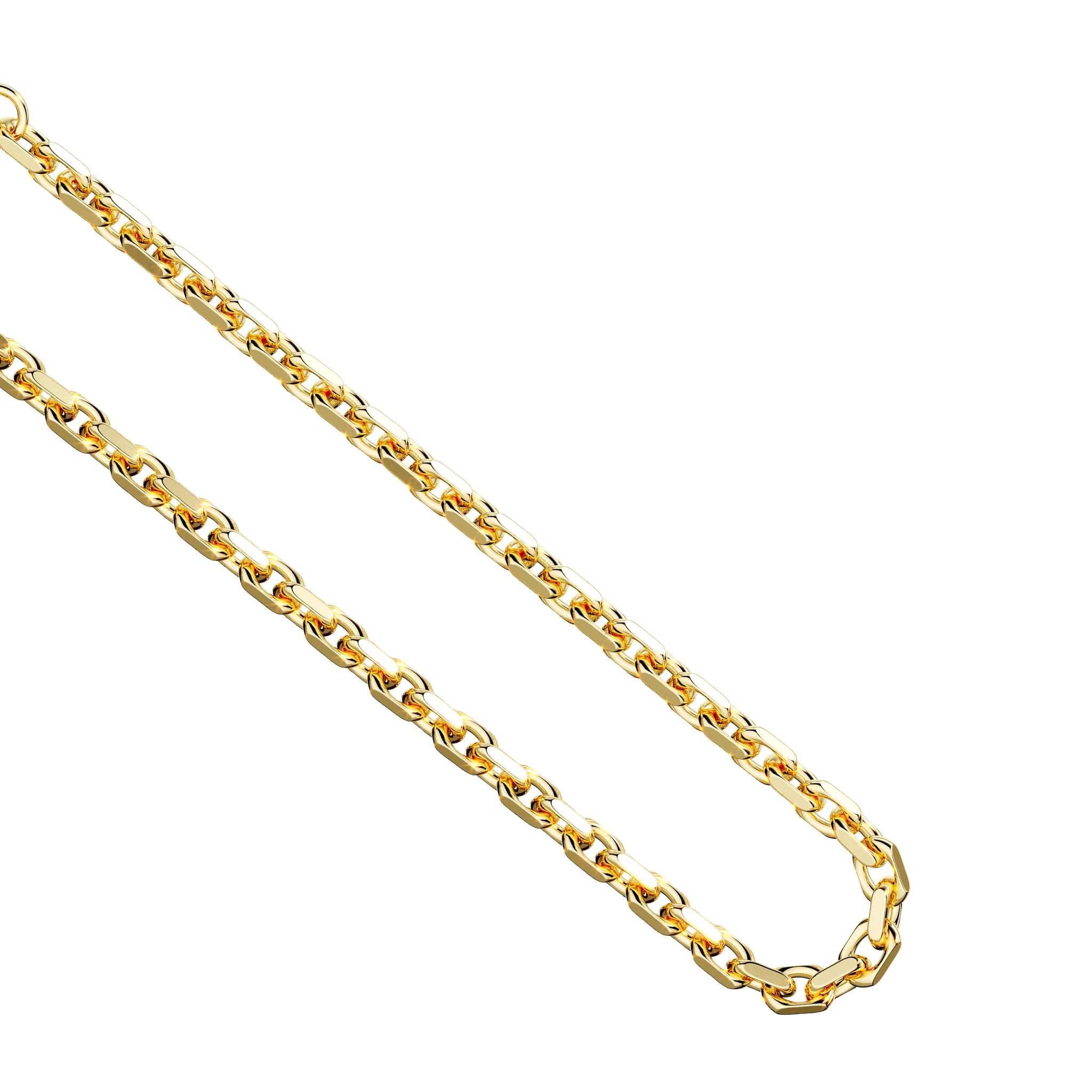 Gold Diamond Cut Trace Chain XL - Image 3