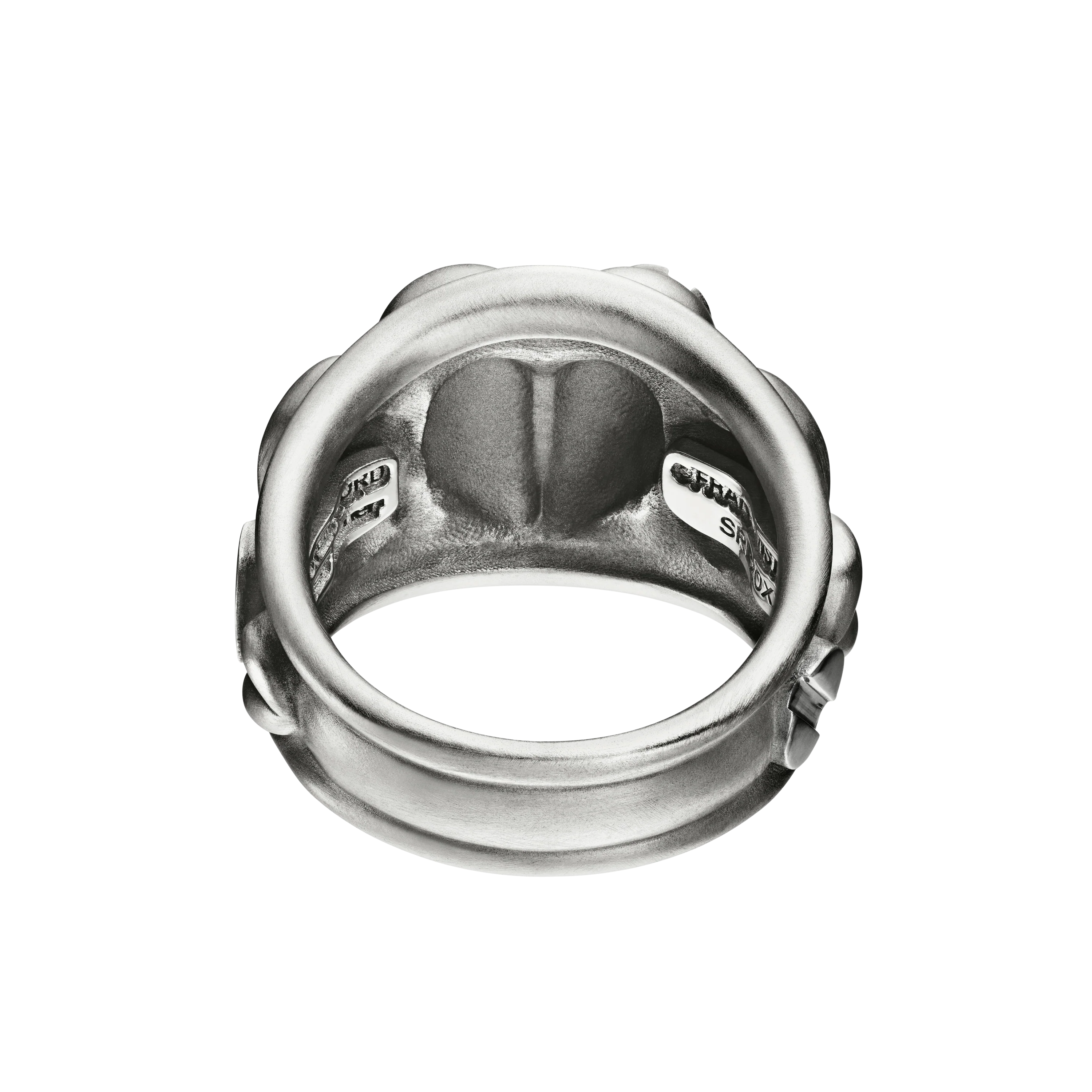 Puffed Heart Ring with Screws - Image 2
