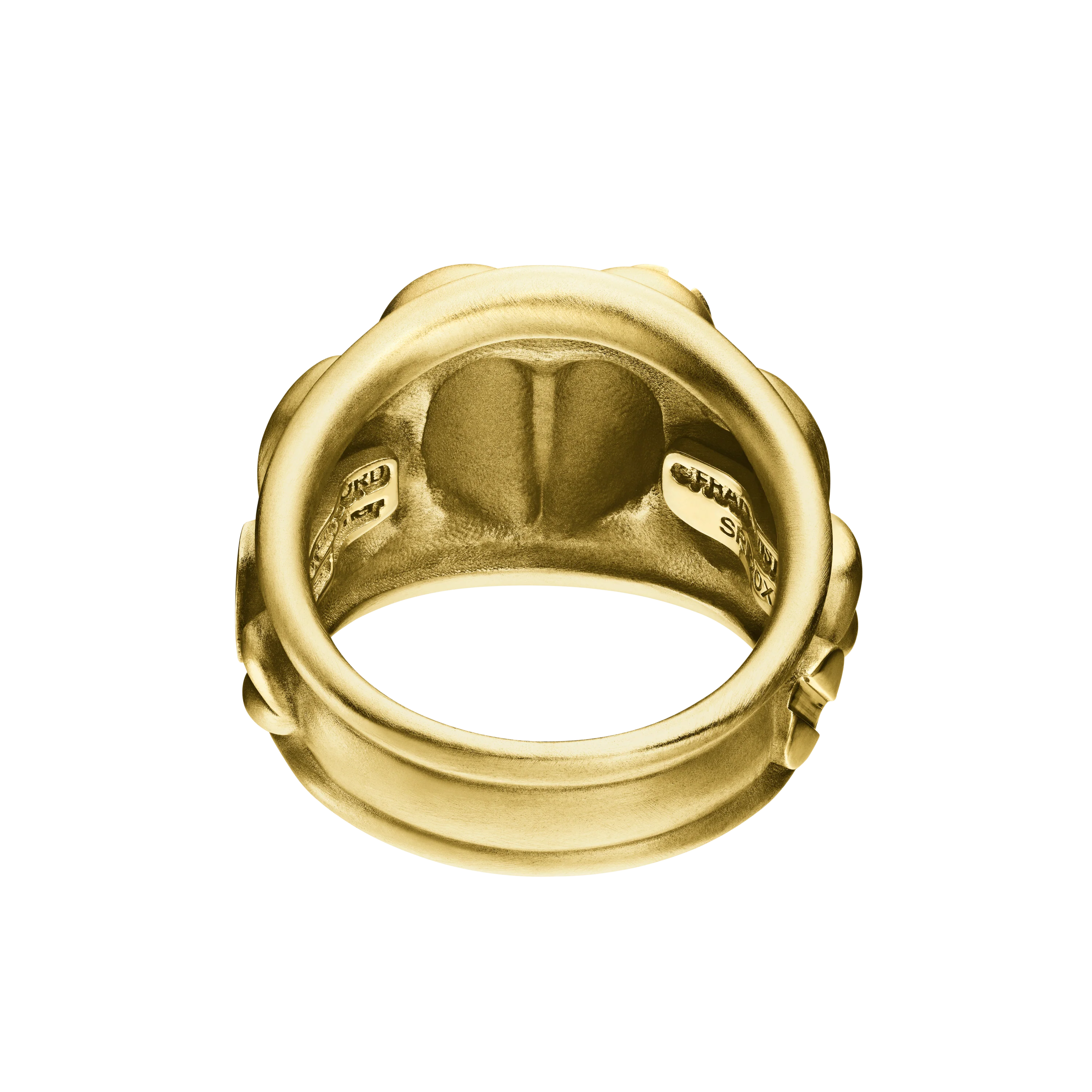 Puffed Heart Ring with Screws - Image 2