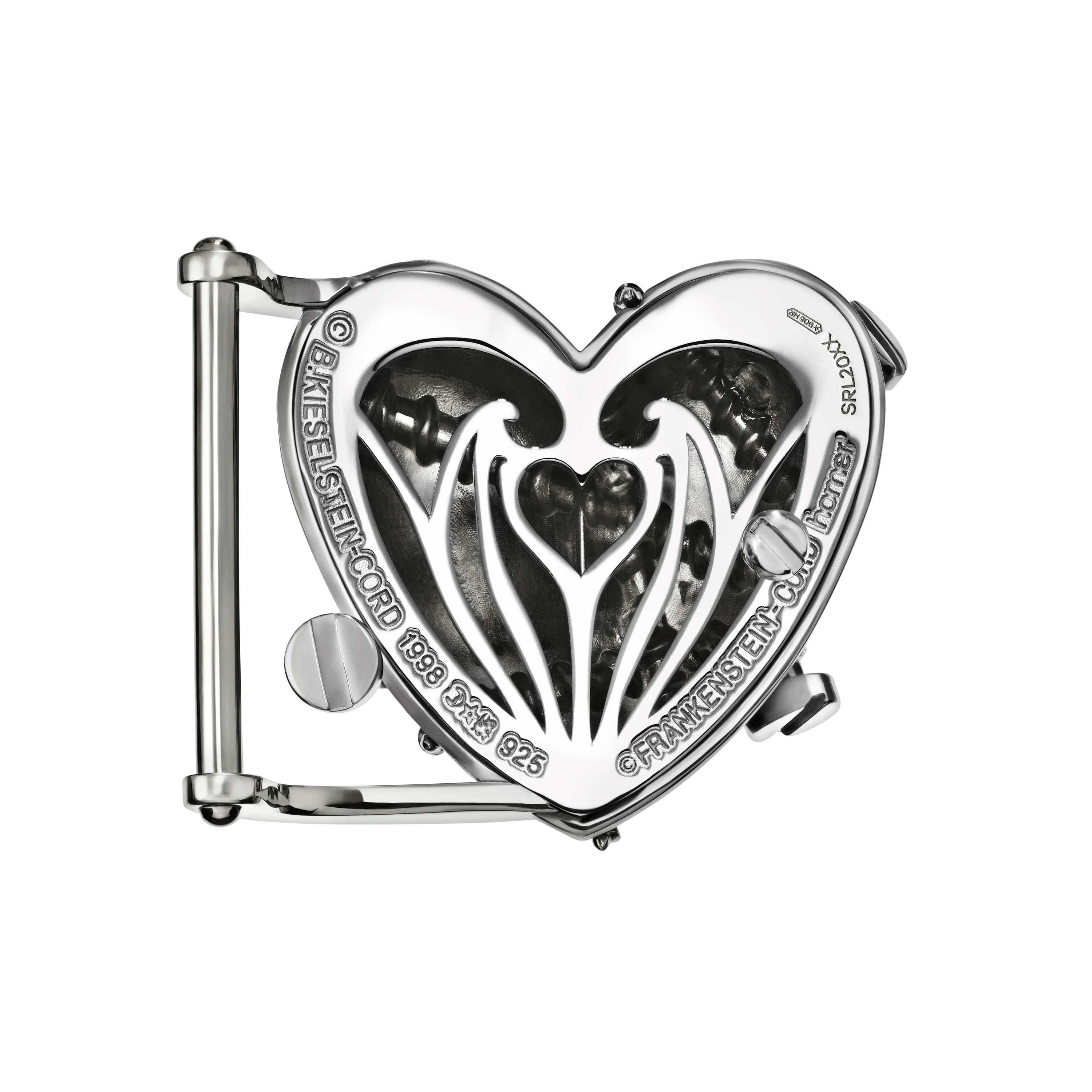Single Heart Belt with Screws - Image 5