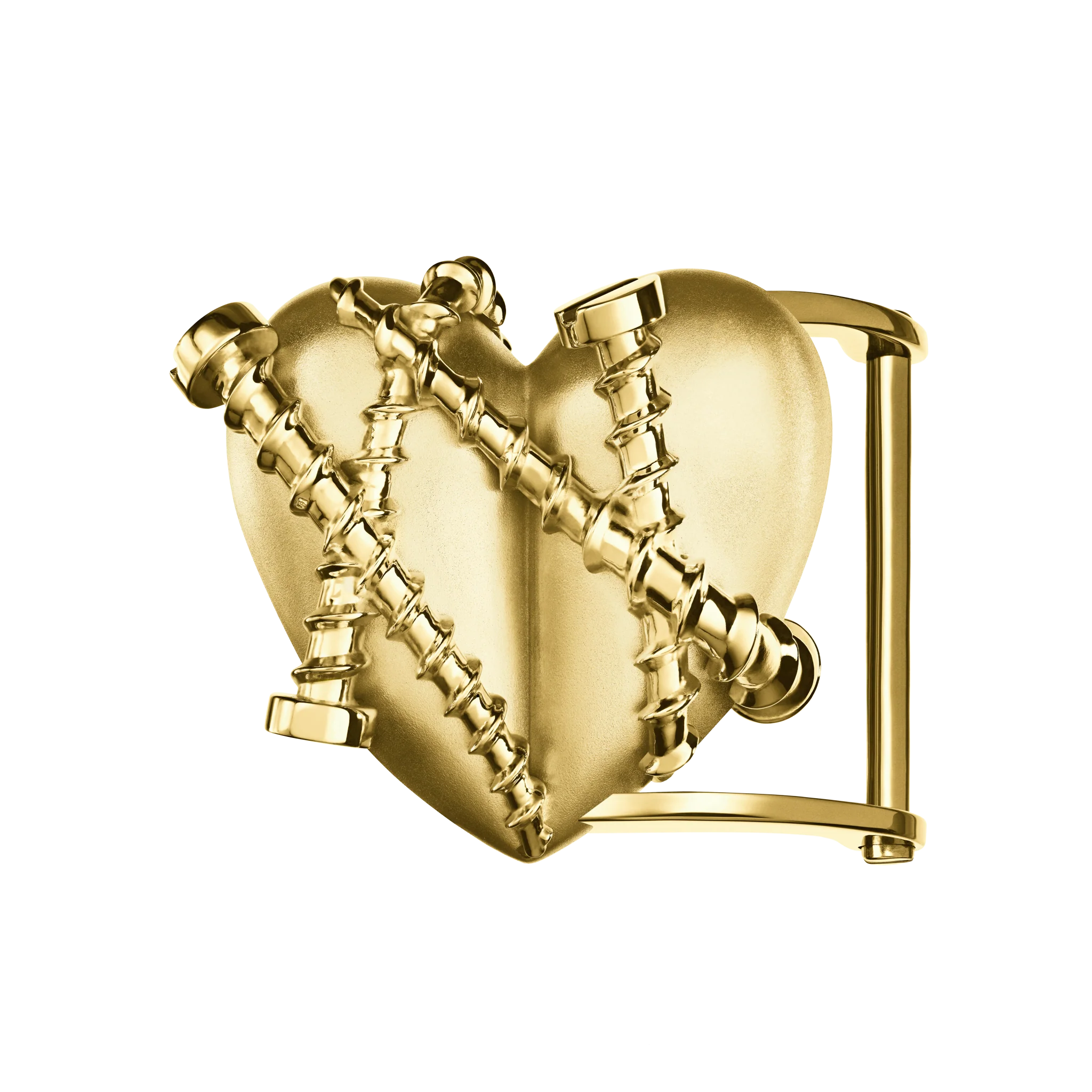 Single Heart Belt with Screws