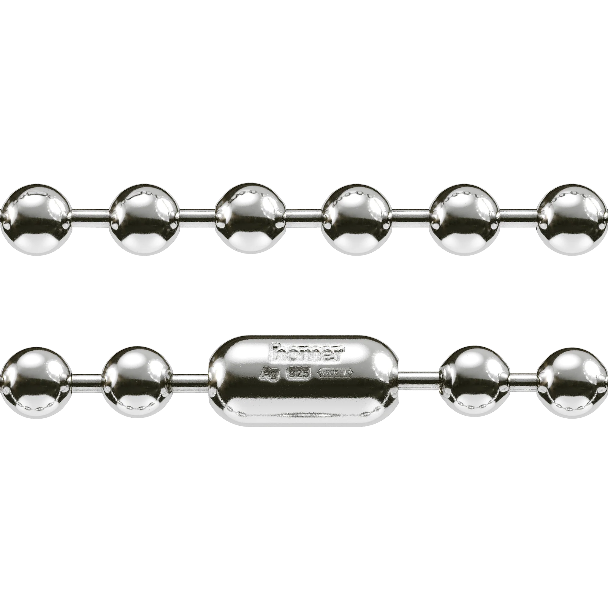 Sphere and Bar Chain Necklace XL